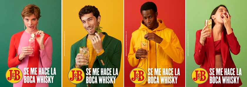 Con J&B se te hará la boca…¡whisky!